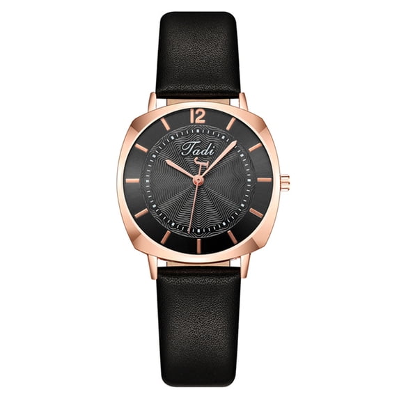 Resicozy Women Easy Read Watches Round Dial Classic Watch with Leather Strap for Daily Casual Wear - Birthday Holiday Gifts for Wife Mother B