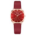 thumbnail image 1 of Resicozy Women Easy Read Watches Round Dial Classic Watch with Leather Strap for Daily Casual Wear - Birthday Holiday Gifts for Wife Mother C, 1 of 3