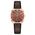 thumbnail image 1 of Resicozy Women Easy Read Watches Round Dial Classic Watch with Leather Strap for Daily Casual Wear - Birthday Holiday Gifts for Wife Mother D, 1 of 3
