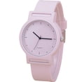 thumbnail image 1 of Resicozy Women Leather Wrist Watch Simple Plain Round Dial Lightweight Casual Daily Fashion Watches A One Size, 1 of 3