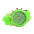 thumbnail image 1 of Resicozy Women Men Ladies Fashion Silicone Quartz Watch Unisex Wrist Office Daily Wristwatch Fluorescent Green, 1 of 2