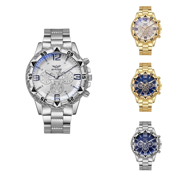 Resicozy Women Quartz Watches Ladies Casual Stainless Steel Strap Wrist Watch Classic Business Casual Watch White