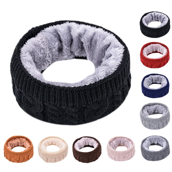 Resicozy Women and Men Neck Warmer Winter Neck Gaiters Face Scarf Fleece Scarves Gaiter for Cold Dark Gray