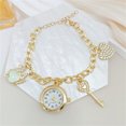 thumbnail image 1 of Resicozy Women's Bracelet Watch Round Quartz Wrist Watch Casual Daily Fashion Watch Gift for Ladies C, 1 of 3