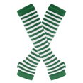 thumbnail image 1 of Resicozy Women's Fingerless Gloves Striped Elbow Length Knitted Arm Warmers Long Knitted Fingerless Gloves Thumbhole Stretch Arm Warmers Green, 1 of 2