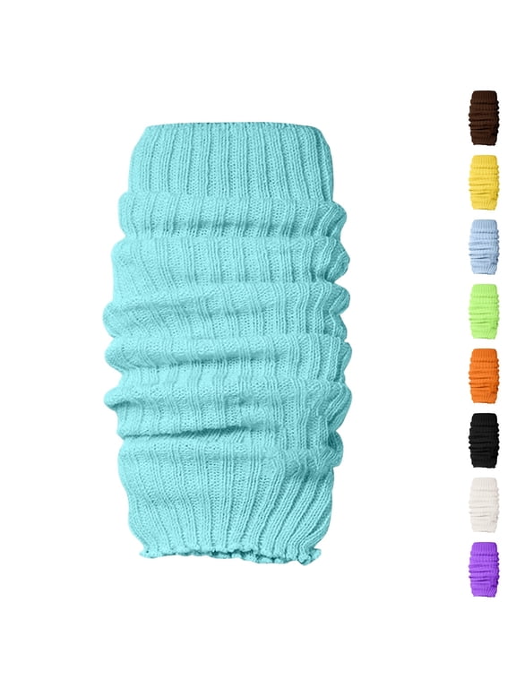 Women’s Knitted Cute Leg Warmers for Party Dance Yoga, Soft & Stretchy, Comfortable & Warm with Fashionable Outfits, for Boot Mint Green