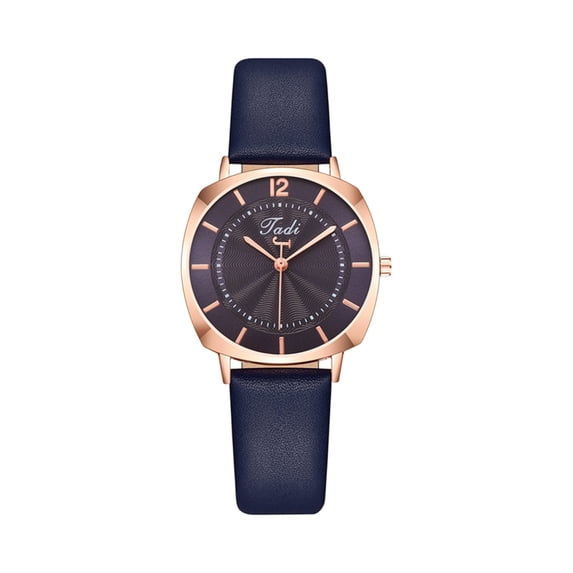 Resicozy Women's Leather Strap Watches Round Dial Classic Business Casual Ladies Wrist Watch Water Resistance and Lightweight Watches E