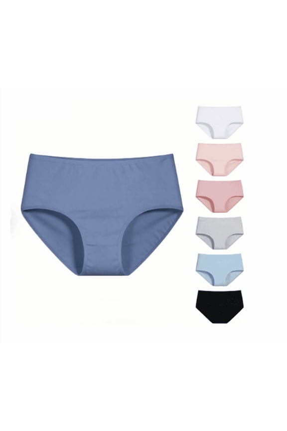 Women's No Show Seamless Underwear Stretch Soft Panty Lines Available in Plus Size White XS
