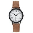 thumbnail image 1 of Resicozy Women's PU Leather Strap Watches Womens Roman Numerals Classic Round Dial Wrist Watches, 1 of 4