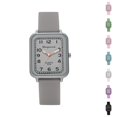 thumbnail image 1 of Resicozy Women's Silicone Watches Quartz Classic Silicone Strap Wrist Watches Water Resistance and Lightweight Watches Gray, 1 of 3