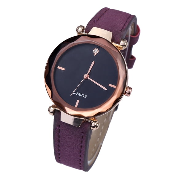 Resicozy Women's Vintage Watch Quartz Watch with Leather Strap Dress Wristwatch for Ladies 2026 Purple