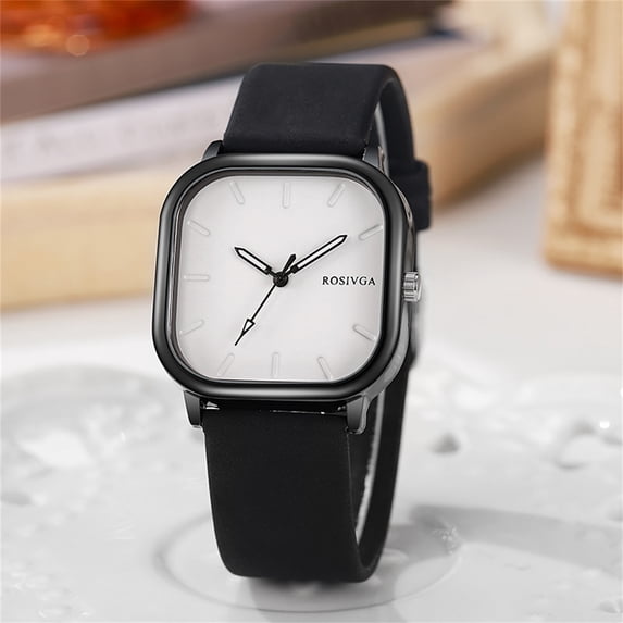 Resicozy Women's Watches Leather Strap Round Dial Fashion Classic Ladies Wrist Watch Water Resistance and Lightweight Watches