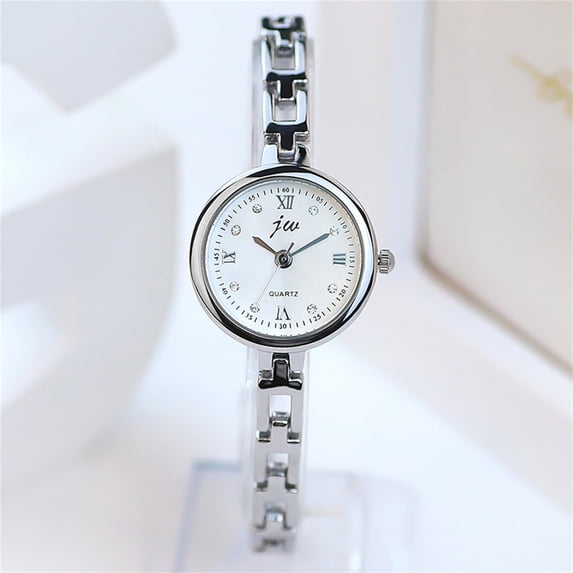 Resicozy Women's Wrist Watches Elegant Stainless Steel Strap Round Dial Quartz Watch with Day Date