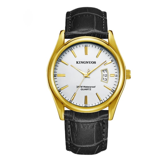 Resicozy Womens Leather Watch Dress Fashion Simple Casual Date Watch Quartz with Date Calendar 2026 A One Size