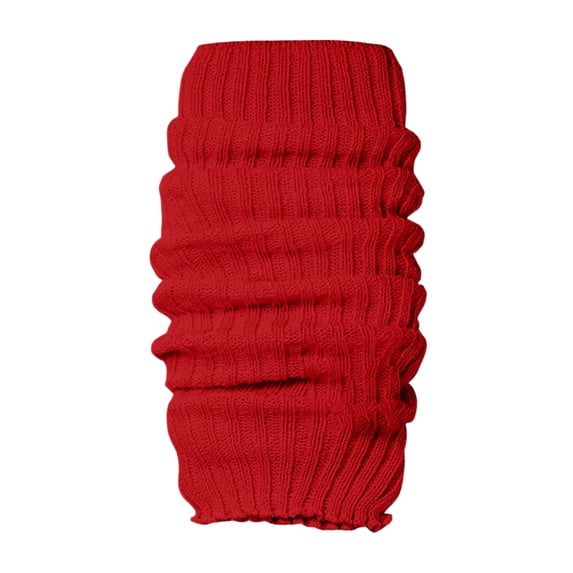 Resicozy Womens Leg Warmers Ribbed Knit Long Socks Leg Warmer Y2k Long Socks for Party Yoga Sports Fashion Accessories Red