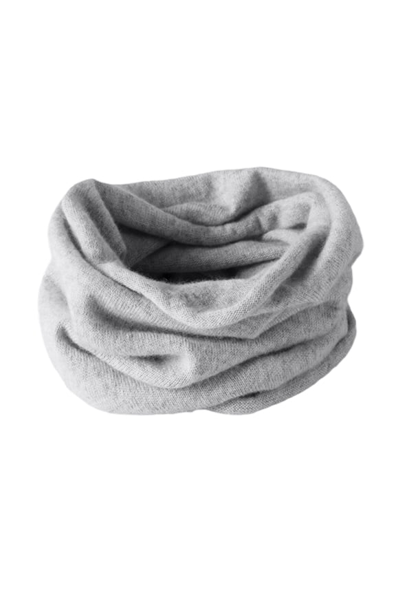 Womens Pashmina Loop Scarf Warmer Fashion Cold Neck Gaiter Soft Scarf Winter Solid Color Scarfs Light Gray 16 In