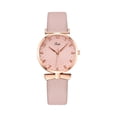 thumbnail image 1 of Resicozy Womens Watch Dress Watch Leather Strap Quartz Wrist Watch Simple Casual Classic Wrist Watch Pink One Size, 1 of 3