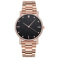thumbnail image 1 of Resicozy Womens Watch Elegant Ladies Dress Watches Stainless Watches for Small Wrists Quartz Watch 2026 Rose Gold with Black Dial, 1 of 2