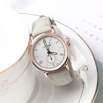 thumbnail image 1 of Resicozy Womens Watch Quartz Waterproof Ladies Wrist Watches with Leather Strap White, 1 of 3