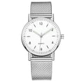 thumbnail image 1 of Resicozy Womens Watches 2026 Casual Round Dial Quartz Watch with Mesh Strap Silver with White Face, 1 of 2