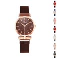 thumbnail image 1 of Resicozy Womens Watches Quartz Waterproof Watch for Women Casual Fashion Wrist Watches with Stainless Steel Mesh Coffee, 1 of 3