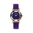 thumbnail image 1 of Resicozy Womens Watches with Leather Elegant Ladies Causal Watches Classic Wristwatch for Small Wrists Gift Deep Blue, 1 of 5