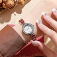 thumbnail image 1 of Resicozy Womens Waterproof Wrist Watch Round Dial Small Thin Analog Bracelet Quartz Watch Dainty Christmas Gifts Red, 1 of 3