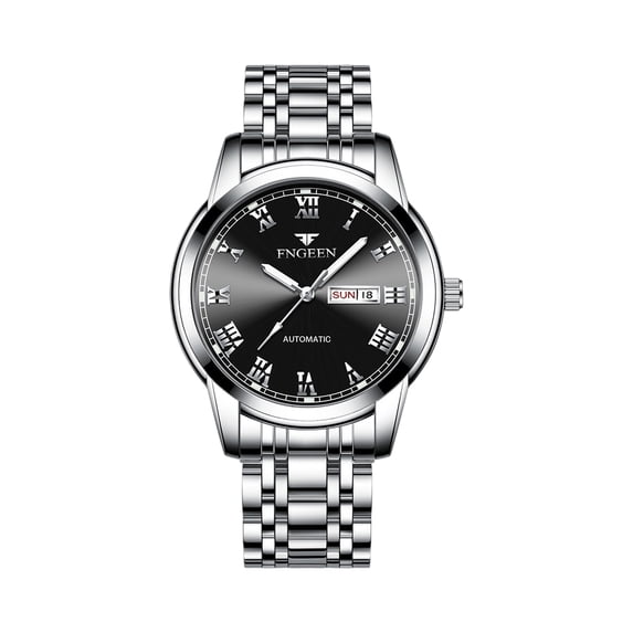 Resicozy Wrist Watches for Unisex Fashion Casual Quartz Watch Stainless Steel Watch with Day Date A