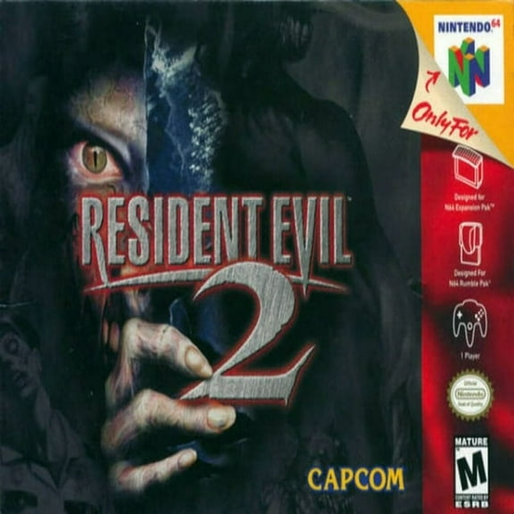 Resident Evil 2 Games Cartridge Card for N64 Console ，NTSC US Version