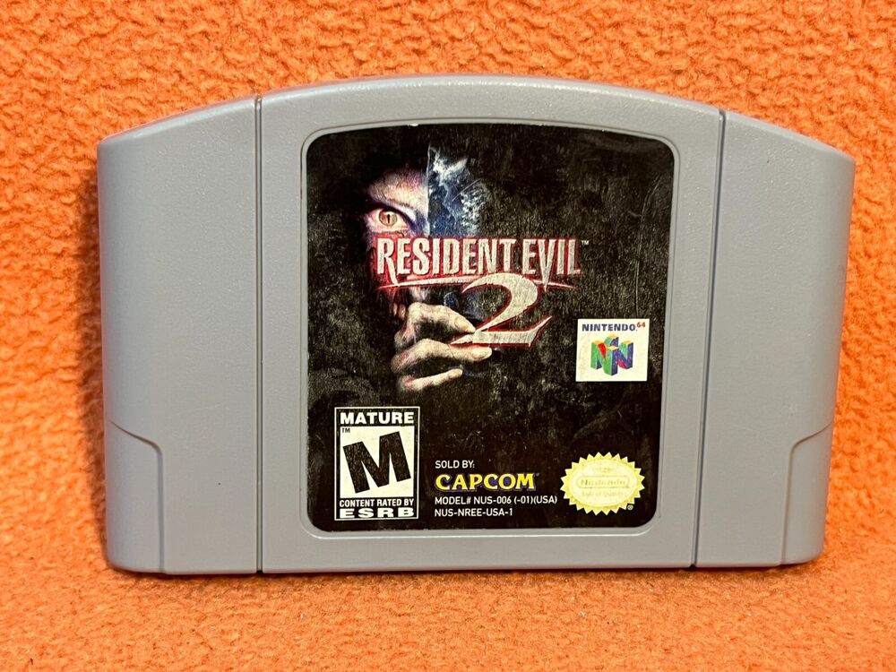 Resident Evil 2 Nintendo 64 N64 Retro Game Card