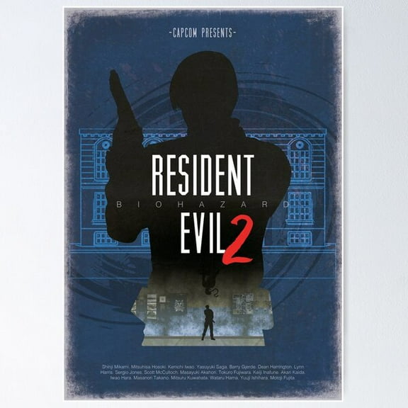 Resident Evil 2 "The Licker" Minimalist Art Poster Wall Art, Modern Wall Decor For Living Room Bedroom, 8x12 UNFRAMED
