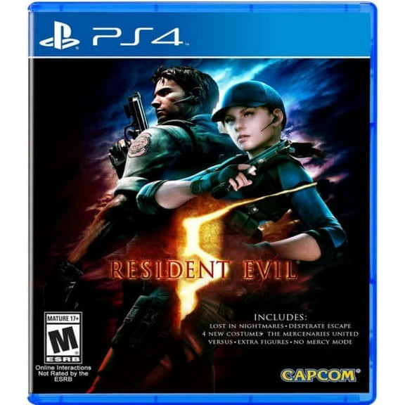 Resident Evil 5 HD PS4 (Brand New Factory Sealed US Version) PS4-0013388560301