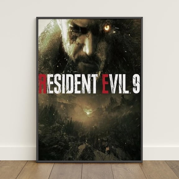 Resident Evil 9 Horror Game Poster Dark Survival Game Wall Art 8x12 UNFRAMED
