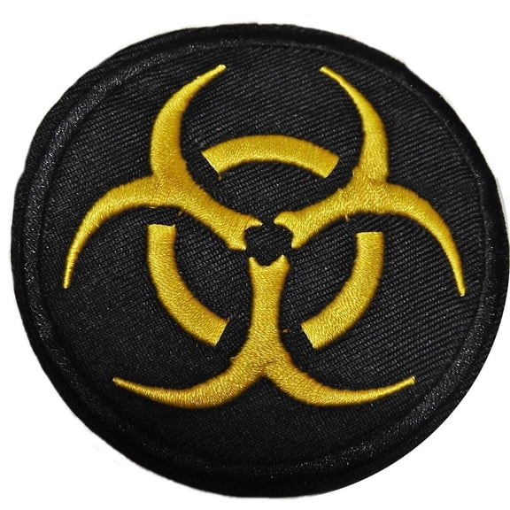 Resident Evil Biohazard Symbol 3" Diameter Embroidered Patch
