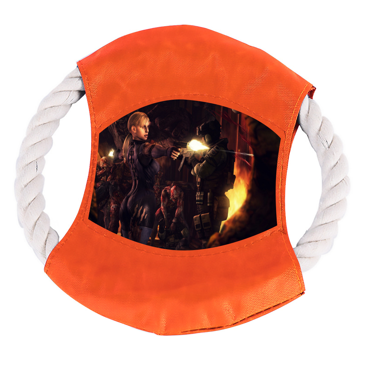 Resident Evil Dog Toys Flying Disc Rope Toy Chew Toys for Dogs Flying