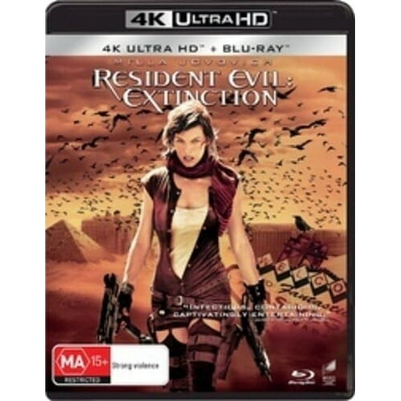 Resident Evil: Extinction (4K Ultra HD + Blu-ray), Universal Import, Action & Adventure
