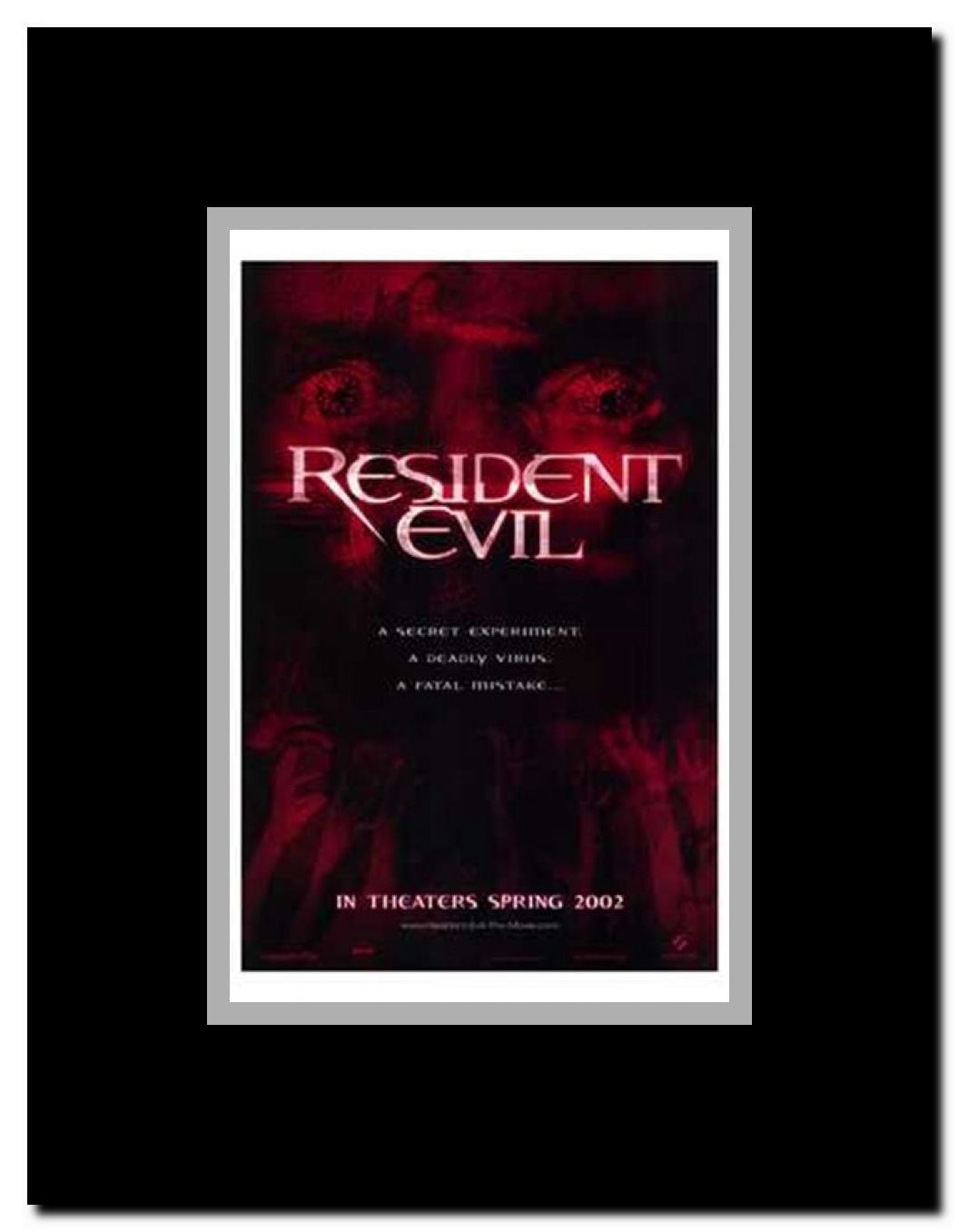 Resident Evil Framed Movie Poster