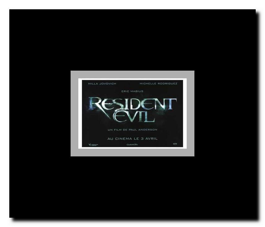 Resident Evil Framed Movie Poster