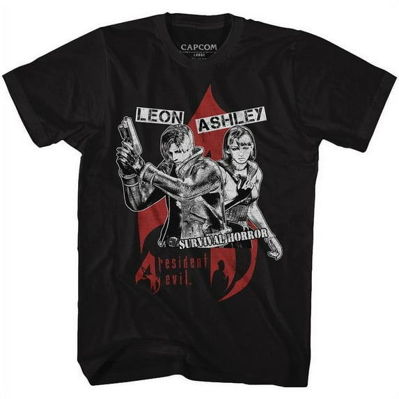Resident Evil Reinvented Black Adult T-Shirt 5Xl