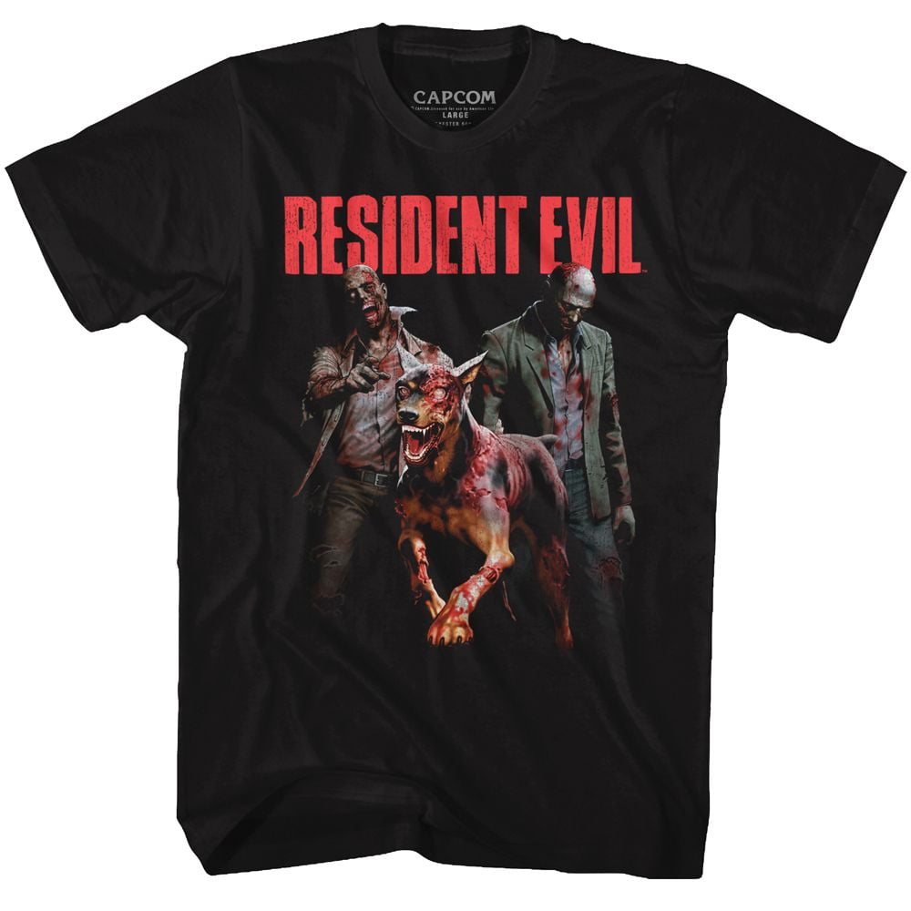 Resident Evil Monster Hits Black Adult T-Shirt - Walmart.com