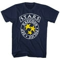 thumbnail image 1 of Resident Evil Gaming Rpd Stars Adult Short Sleeve T Shirt, 1 of 2