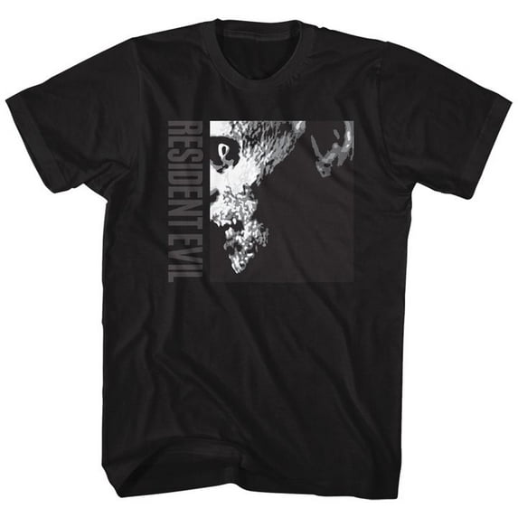 Resident Evil Zombie Black Adult T-Shirt Xlt