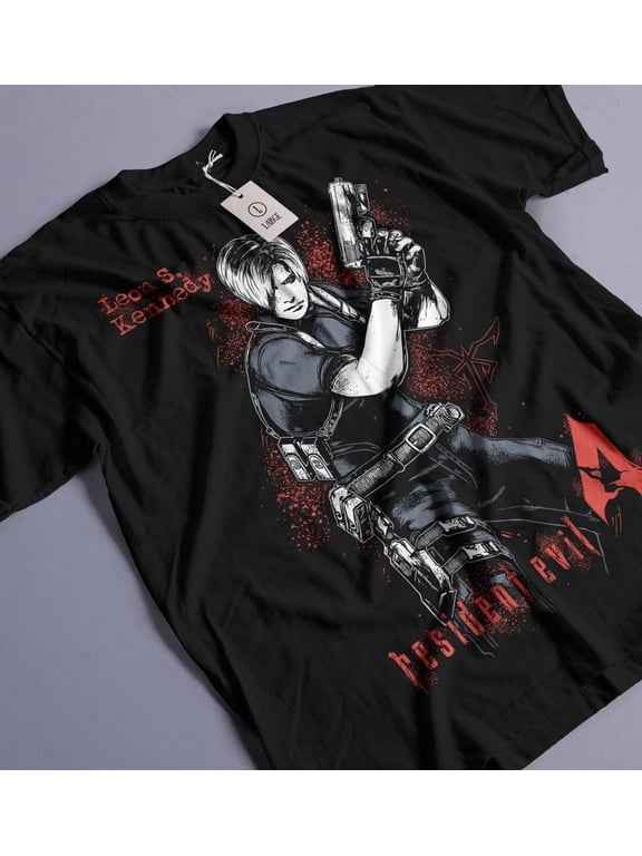 Resident Evil Leon S Kennedy Horror Game T-Shirt Sizes S-5Xl GooGate