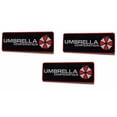 thumbnail image 1 of Resident Evil Name and UMBRELLA CORPORATION Logo Enamel Pin Set of 3 Pins, 1 of 1