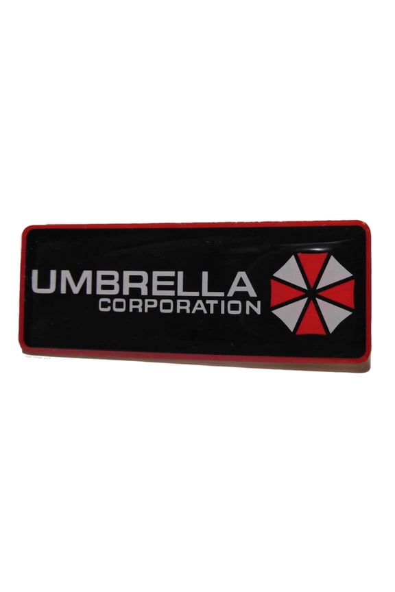 Resident Evil Name and UMBRELLA CORPORATION Logo Enamel Pin