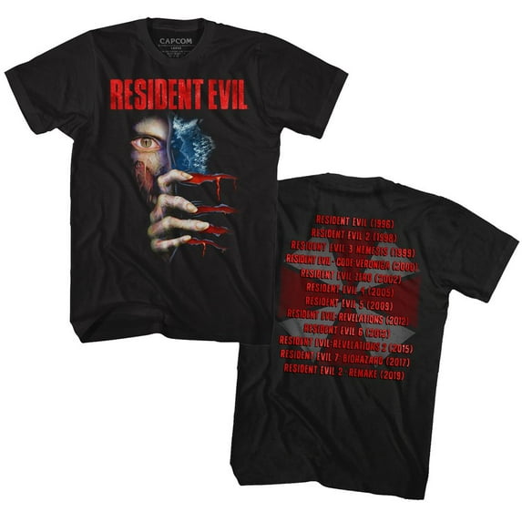 Resident Evil Release 2 Black Adult T-Shirt 6Xl ***F&B***