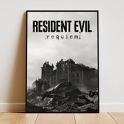 Resident Evil Requiem Horror Game Poster, Leon Kennedy Wall Art, Gaming Room Print - MULTIPLE SIZE, UNFRAMED