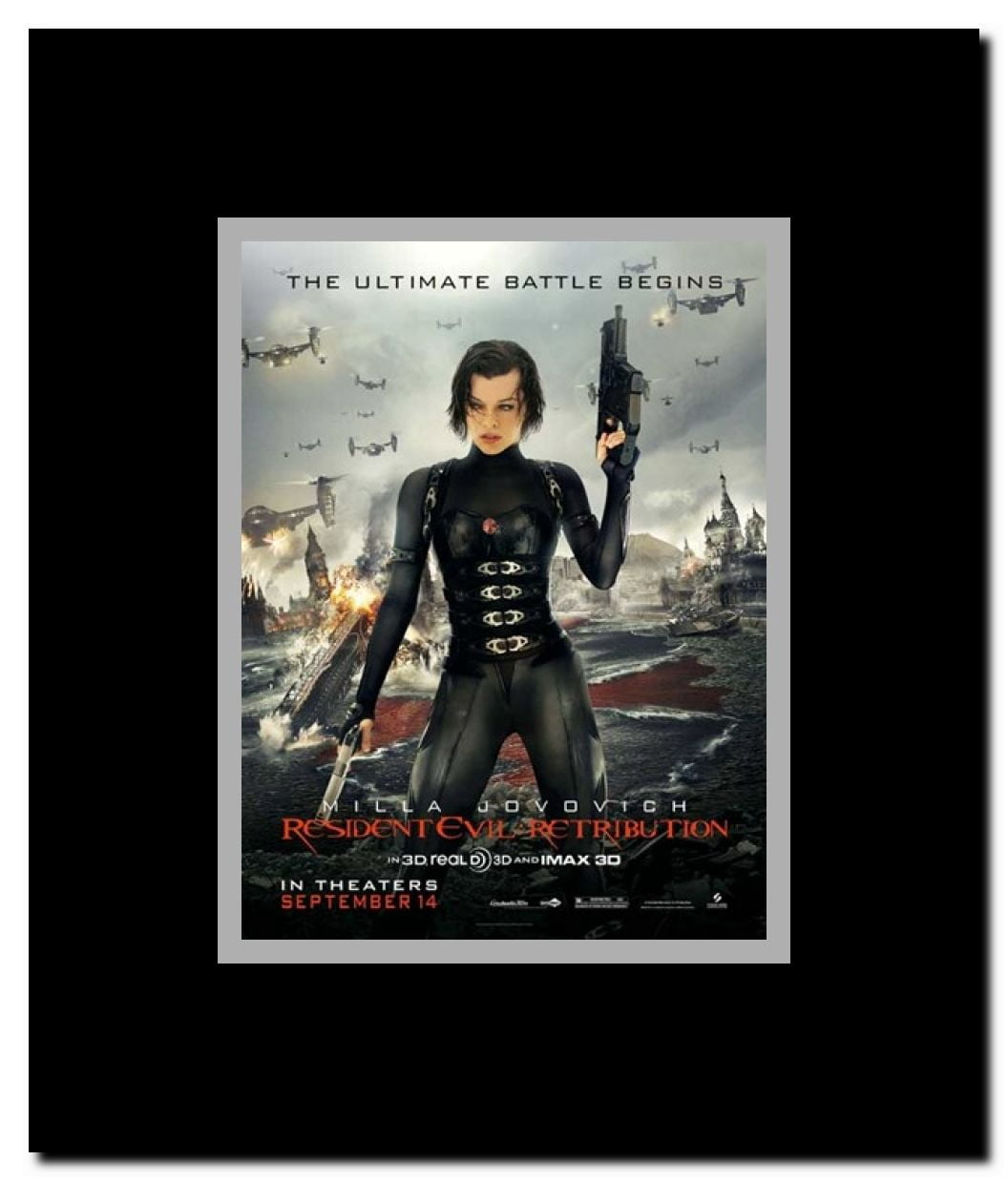 Resident Evil: Retribution Framed Movie Poster