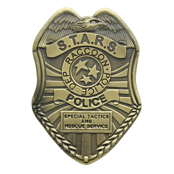 Resident Evil S.T.A.R.S. Diecast Badge Replica