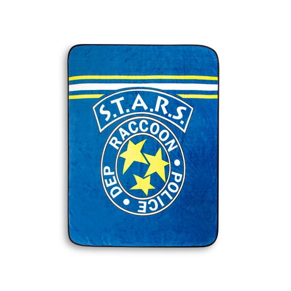 Resident Evil S.T.A.R.S. Raccoon Police Department Fleece Throw Blanket